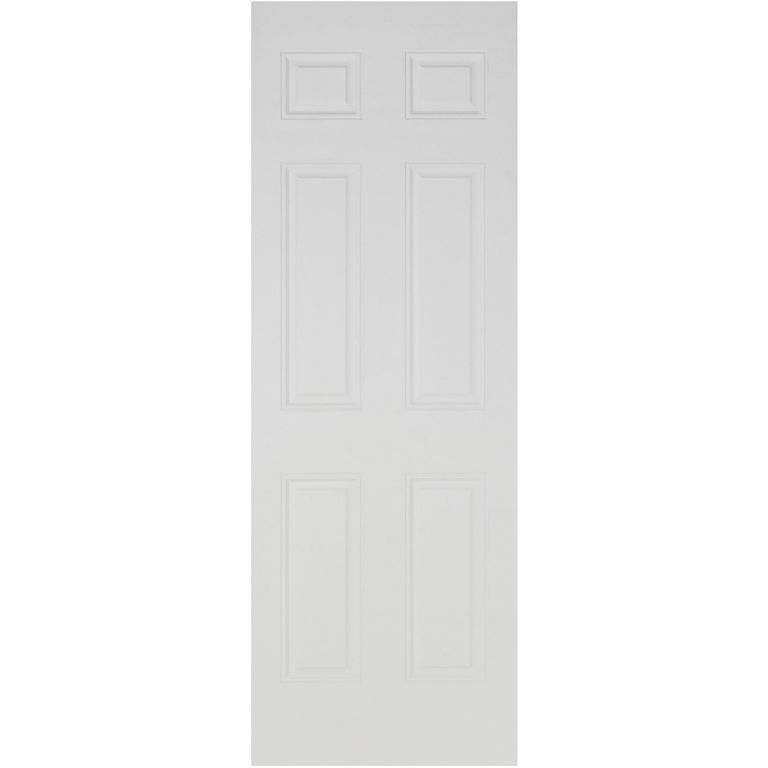 Puerta Bostonian Acero C/6 Paneles Blanco