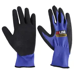 REDLINE - Guante Multiflex Liviano de Nylon Talla única Azul/negro