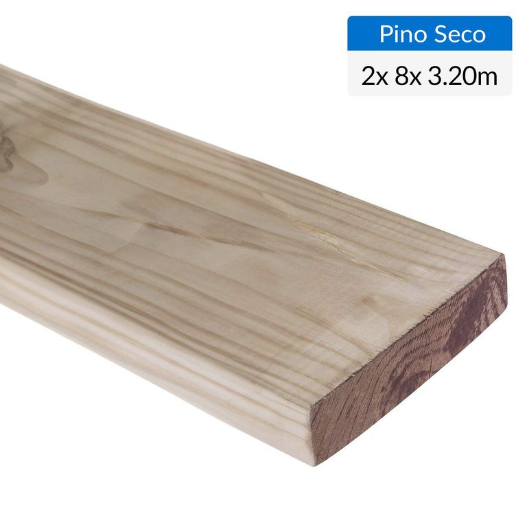 Pino Dimensionado Seco 2x8 3,2 m