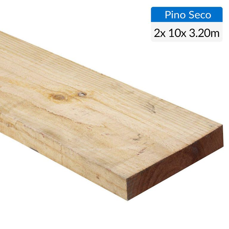 Pino Dimensionado Seco 2x10 3,2 m