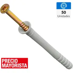 MAMUT - Tarugo clavo M6 60 mm 50 unidades
