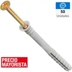 MAMUT - Tarugo clavo M8 80 mm 50 unidades