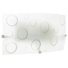 BP ILUMINACION - Apliqué Diedro metal y vidrio esmaltado