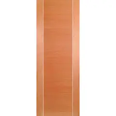 HOLZTEK - Puerta Capri II Enchapada Mare Clara Natural