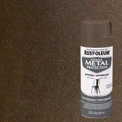 RUST OLEUM - Pintura anticorrosiva en spray satinado 340 gr café otoño