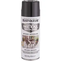 RUST OLEUM - Pintura anticorrosiva en spray brillante 340 gr negro
