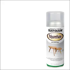 RUST OLEUM - Laca de poliuretano en spray brillante 312 gr transparente
