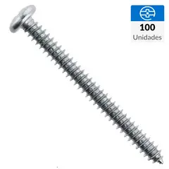 MAMUT - Tornillo Roscalata Cabeza Phillips Metal 2 " 8 mm 100 unidad(es)