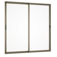 WINTEC - Ventana termopanel aluminio 195x205 cm titanio corredera
