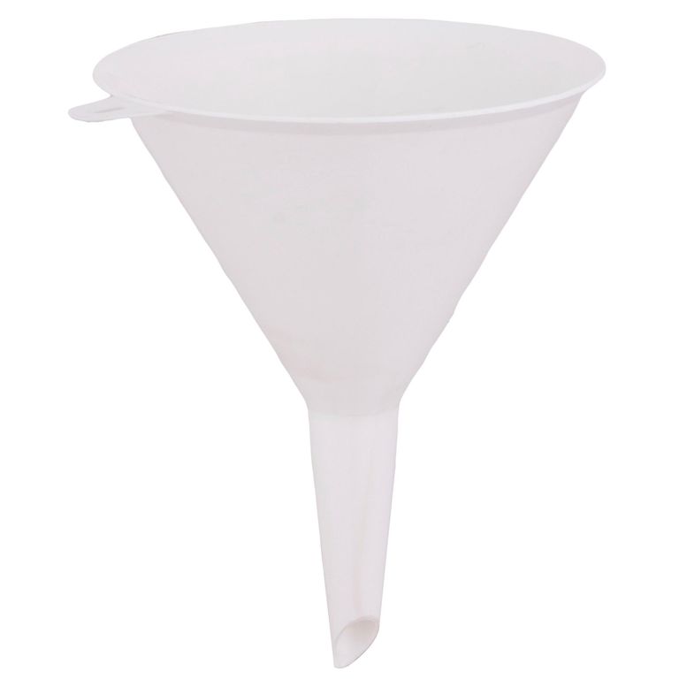 Embudo material plástico 7 cm.