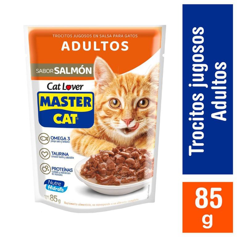 Alimento húmedo para gato adulto 85 g salmón