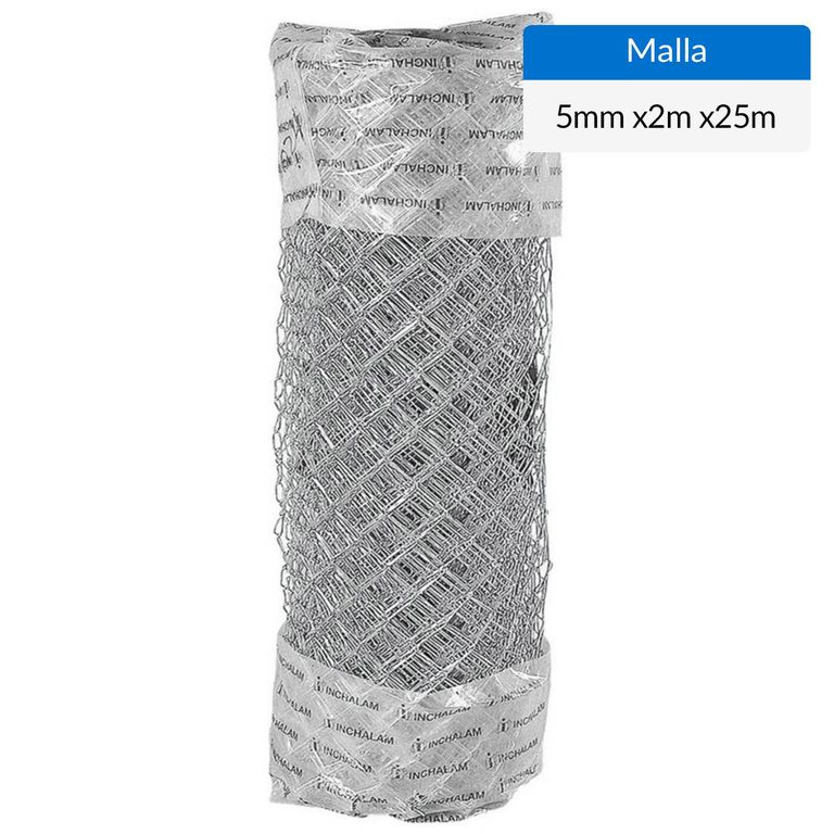 2.x25 m Malla 50 mm Galvanizada 5014