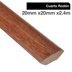 HOLZTEK - Moldura 1/4 Rodón MDF Cedro 20 mm 2x240 cm