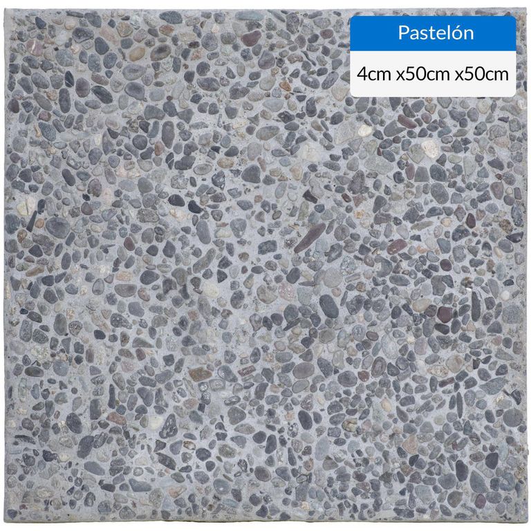 Pastelón 50 x 50 x 4 cm Piedra Maipo