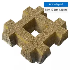 GENERICO - Adocésped 31 x 31 x 8 cm Grano Fulget