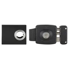 POLI - Cerradura sobreponer Security CI-30 negra