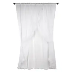 JUST HOME COLLECTION - Set de velos romántico 200x220cm blanco