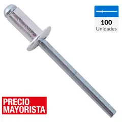 MAMUT - Remache tipo pop 4,8x10 mm 100 unidades