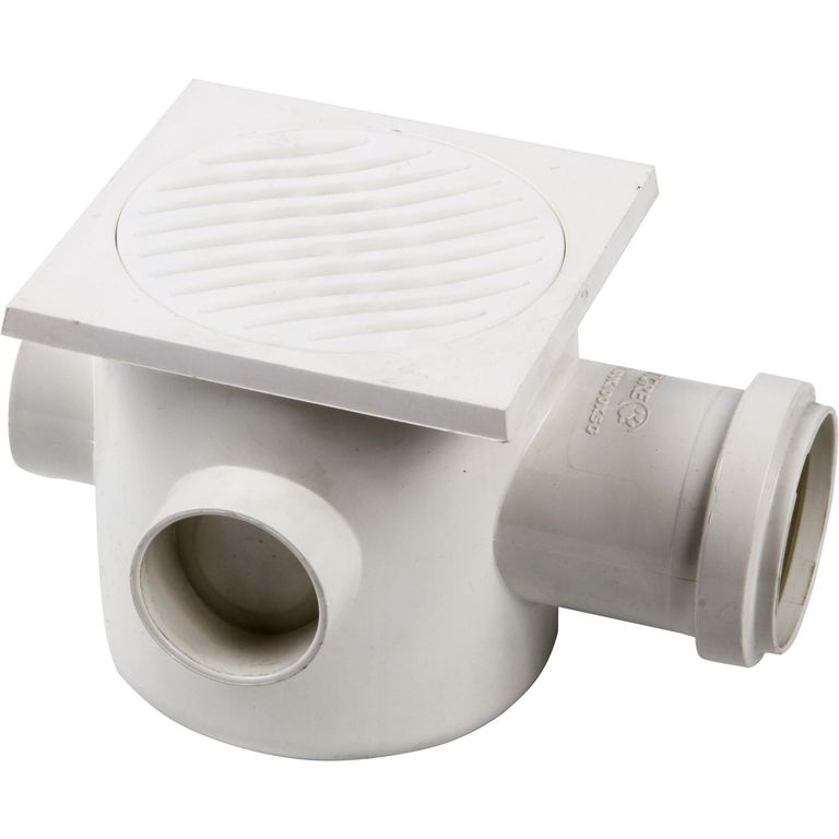 TIGRE - Pileta PVC 100mm x 50mm x 40mm Blanco 1u | Ofertitas