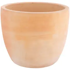 JUST HOME COLLECTION - Macetero redondo de arcilla terracota