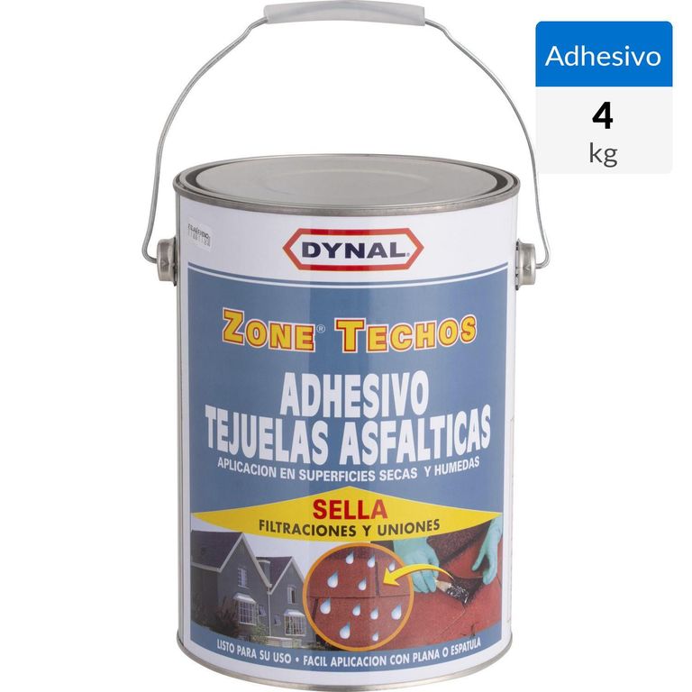 Adhesivo para tejas asfálticas 4 kg