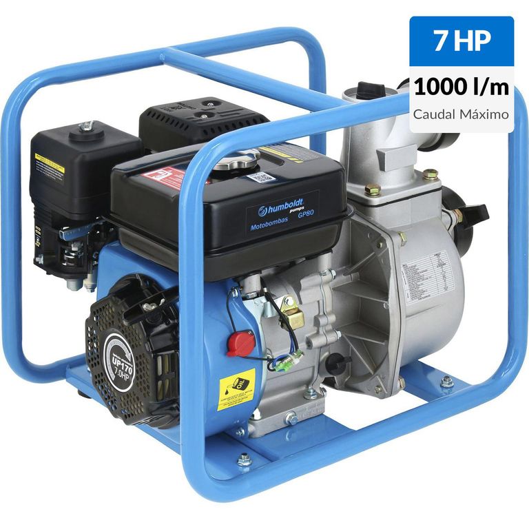 Motobomba a Gasolina 3" 7HP 1000L/min