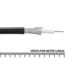 ROIMEX - Cable Coaxial RG59 Negro Metro Lineal