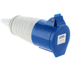 LEXO - Enchufe industrial hembra volante 32 A  2P+T 220V