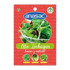 ANASAC - Mix Semillas de Lechugas 1.5 gr Sachet