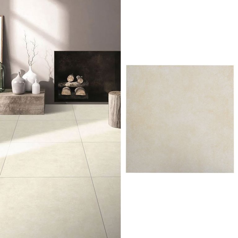 Gres Porcelánico 60x60 cm Rustico Beige 1.44 m2
