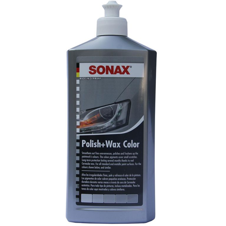 Cera Abrillantadora Polish & Wax 500 ml para Pulido Automotriz