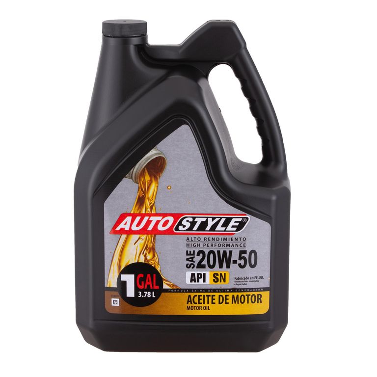 Lubricante 20w-50 Sn para Motor 3.78 Litros