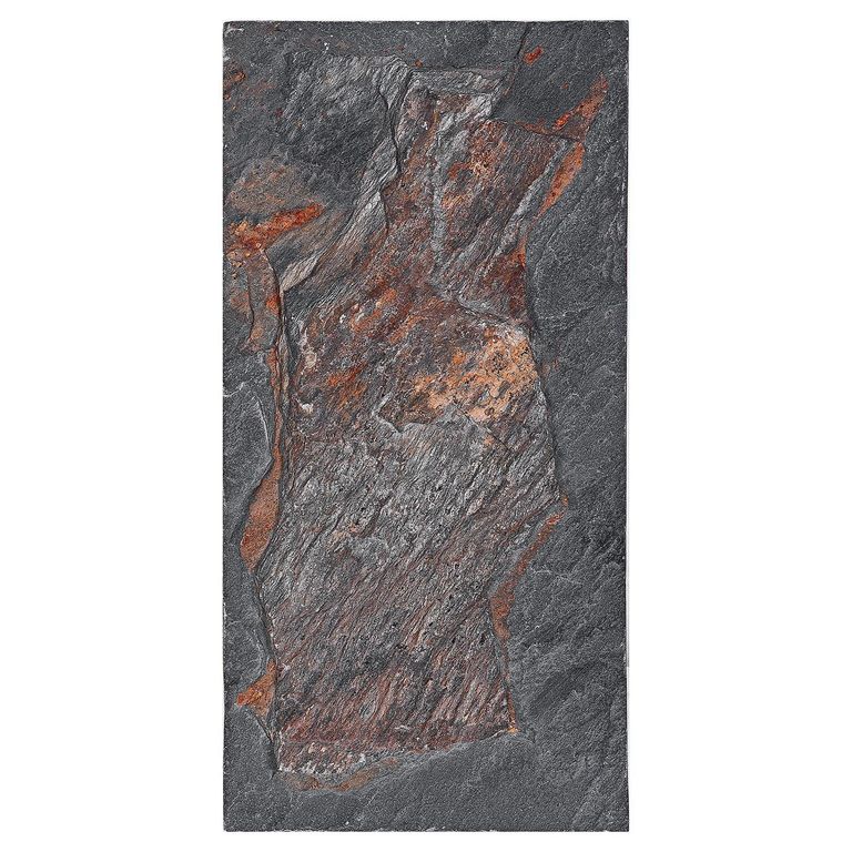 Piedra Natural Pizarra 10x20 cm Café. 0.4 m2