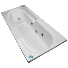 NORGLAS - Tina 170cm x 80cm  hidromasaje Syros 5 jets derecha