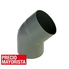 VINILIT - Codo 45o PVC-S Cementar 110mm Gris 1u