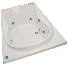 NORGLAS - Tina 183cm x 107cm  hidromasaje Evros 8 jets izquierda