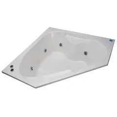 NORGLAS - Tina 140cm x 140cm  hidromasaje Noventta 6 jets izquierda