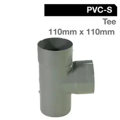 VINILIT - Tee PVC-S Cementar 110mm x 110mm Gris 1u