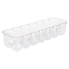 INTERDESIGN - Organizador de huevos para refrigerador 7,6x10,8x36,8cm acrílico