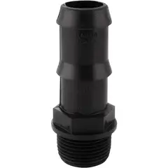 HOFFENS - Terminal Polietileno HE 1" Negro 1u