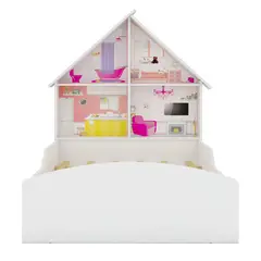 DECOCASA - Cama Especial Infantil Casa Blanco