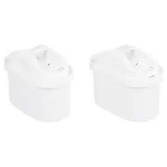 CASA BONITA - Set de 2 Filtros Recambio para Jarro Blanco
