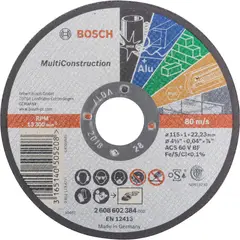 BOSCH - Disco de corte multimaterial 4"