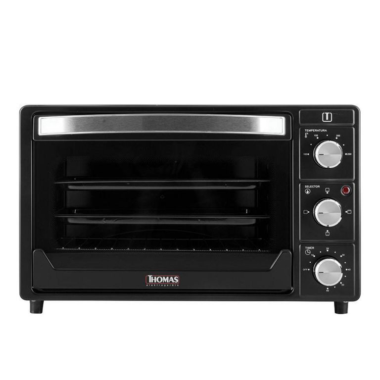 THOMAS Horno eléctrico 25 litros negro