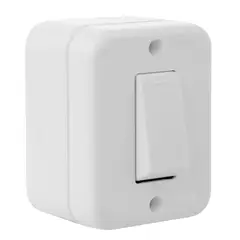 SCHNEIDER ELECTRIC - Casquete interruptor simple 9/24 blanco