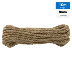 FIXSER - Cordel yute 8 mm x 10 m