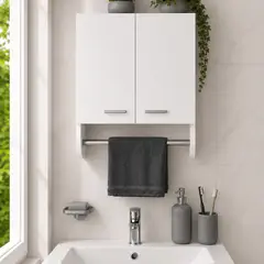 TUHOME - Botiquín para Baño Melamina 45x50x14,5 cm