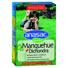 ANASAC - Semilla de Pasto Manquehue + Dichondra 500 gr Caja