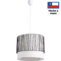 CAROLD STEVENS - Lámpara Colgante Plástico Beige