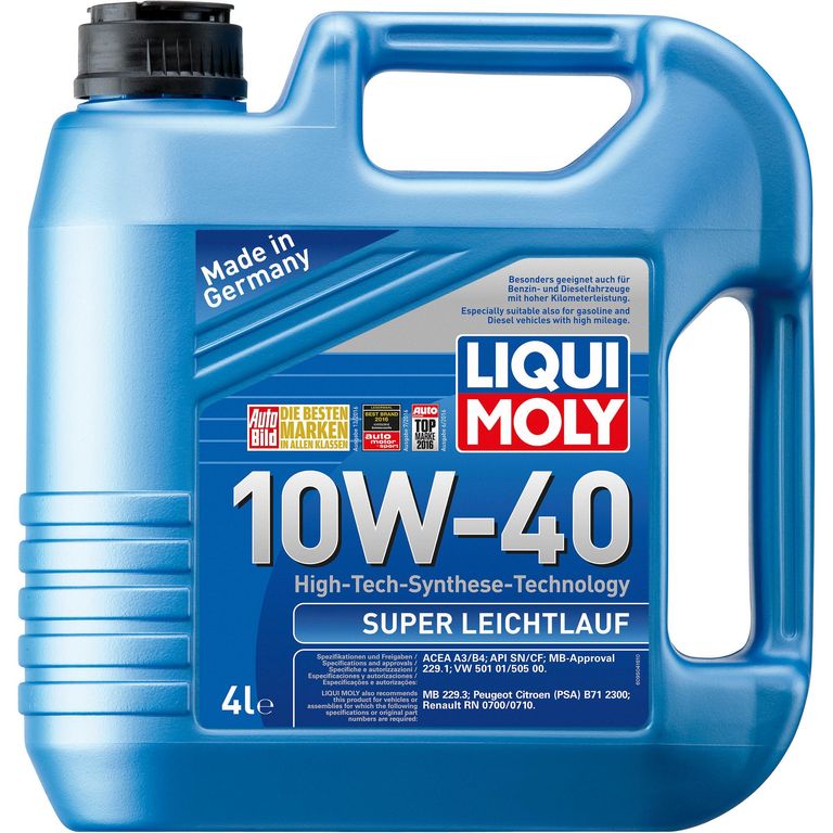 Aceite 10w-40 4 Litros para Motor Bencina/diesel